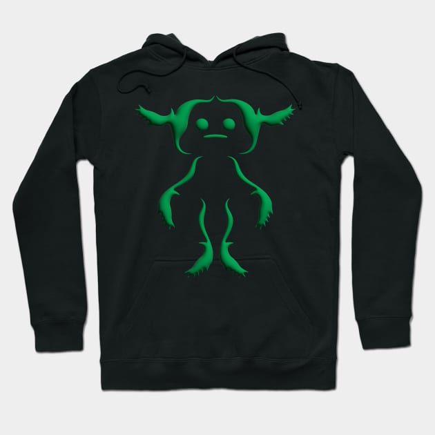 Cute Alien Hoodie by mag-graphic